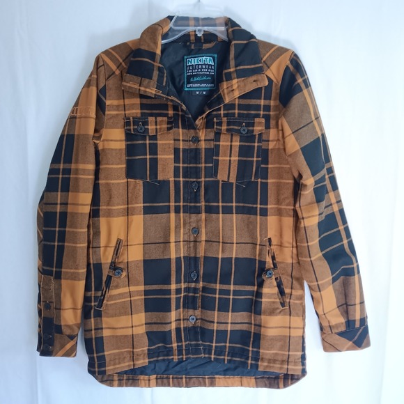 Nikita Jackets & Blazers - Nikita Plaid Shirt Jacket Womens Medium Yellow Insulated Snowboard Coat